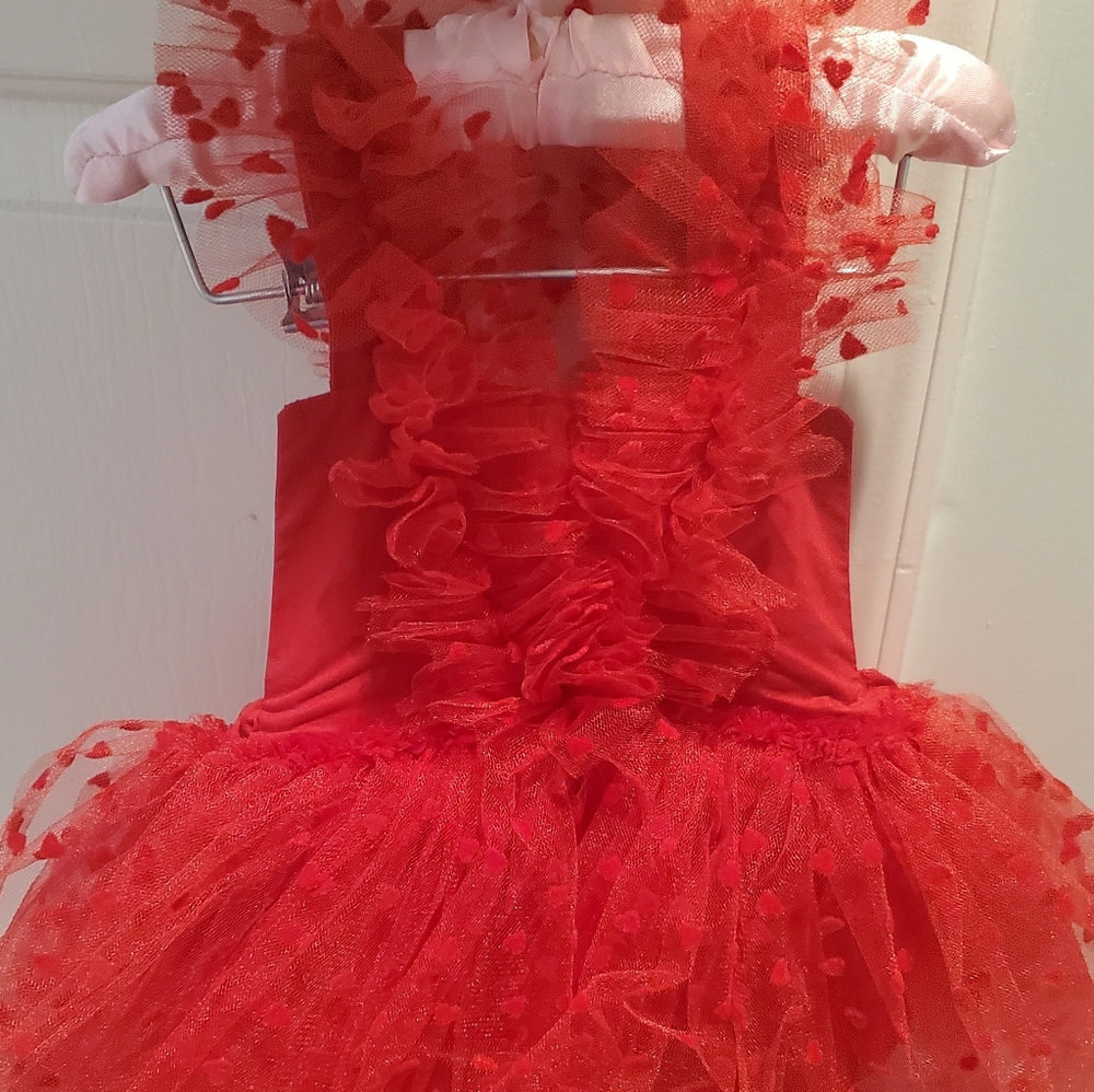 Red tutu dress size 12 months